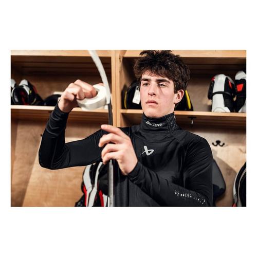Senior Bauer Protect Long Sleeve Mock Neck T-Shirt Hockey Neck Guard - Primary Image