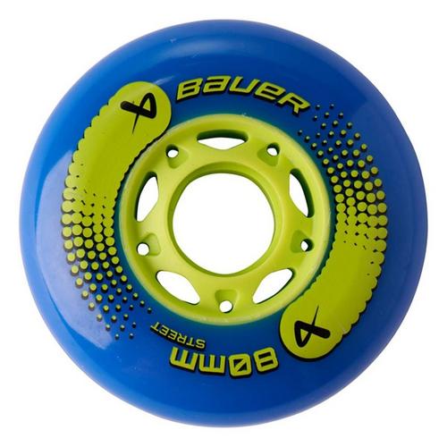 Bauer 76mm/82A 4-Pack Street Wheels - Primary Image