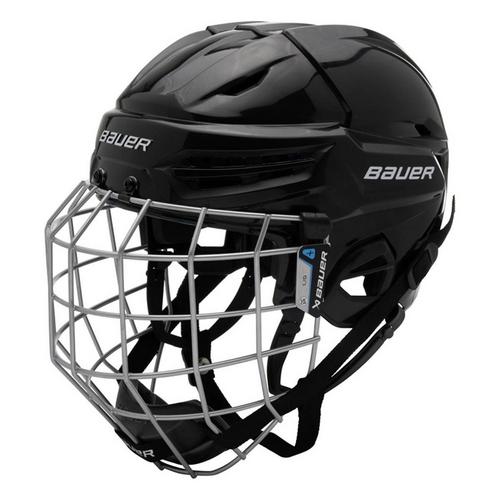 Senior Bauer RE-AKT 55 Combo Hockey Helmet - Primary Image