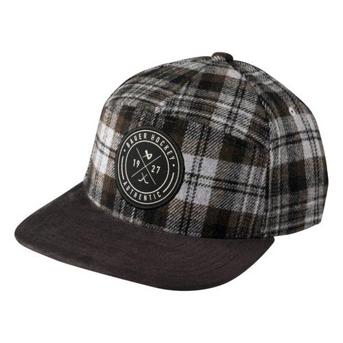 Senior Bauer Plaid Snapback Hat - Primary Image