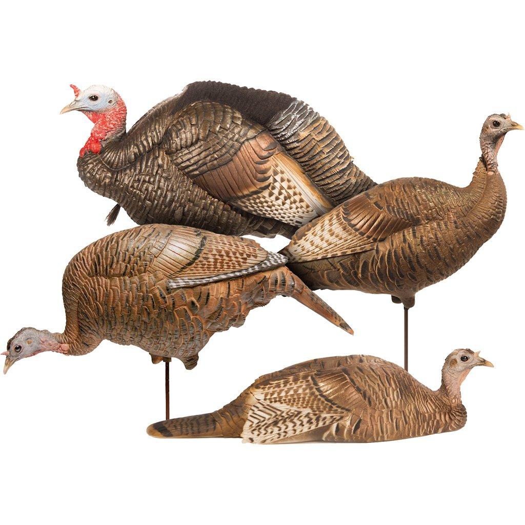 Dave Smith Decoys Turkey Flock Decoys 4 Pack Turkey Decoy