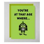 Bald Guy Greetings Black and White (OG) Birthday Card - Thumbnail 3 of 3