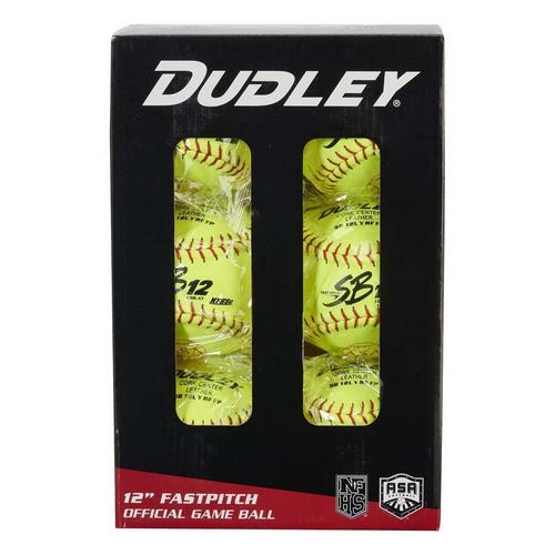 Dudley SB12L 12" ASA Fastpitch Softball - 6 Pack - Primary Image