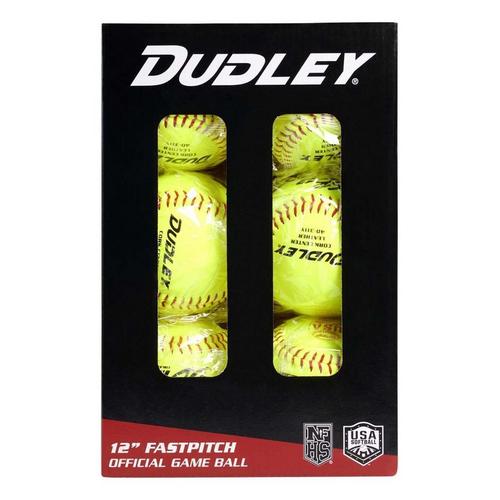 Dudley SB12L 12" ASA Fastpitch Softball - 6 Pack - Primary Image