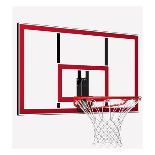 Spalding 44" Shatter-Proof Polycarbonate Backboard & Rim Combo - Primary Image