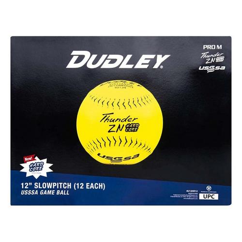 Dudley Thunder 12" USSSA Slowpitch Softball - 1 Dozen - Primary Image