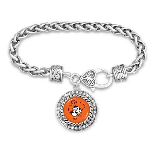 From The Heart Enterprise Oklahoma State Cowboys Allie Bracelet - Primary Image