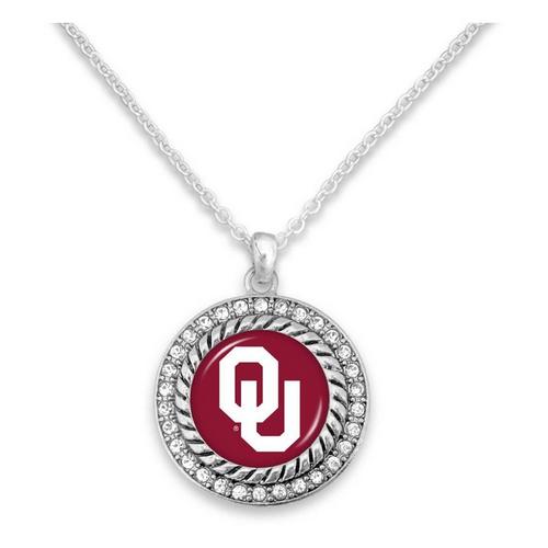 From The Heart Enterprise Oklahoma Sooners Allie Necklace - Primary Image