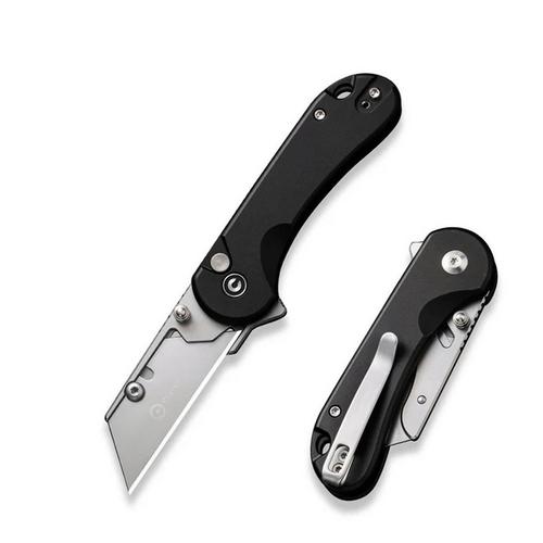 Civivi C23039B-1 Elementum Utility Button Lock Flipper Pocket Knife - Primary Image
