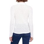 Women's Charlie B Lace Long Sleeve Mock Neck Shirt - Thumbnail 2 of 2