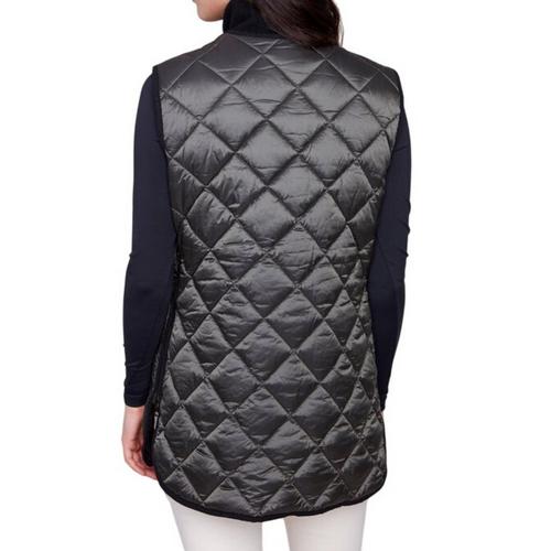 Women's Charlie B Reversible Button-Front Quilted Vest - Primary Image