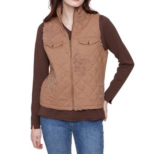 Women's Charlie B Bouclé Quilted Vest - Primary Image