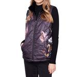 Women's Charlie B Printed Reversible Quilted Faux Fur Vest - Thumbnail 1 of 4