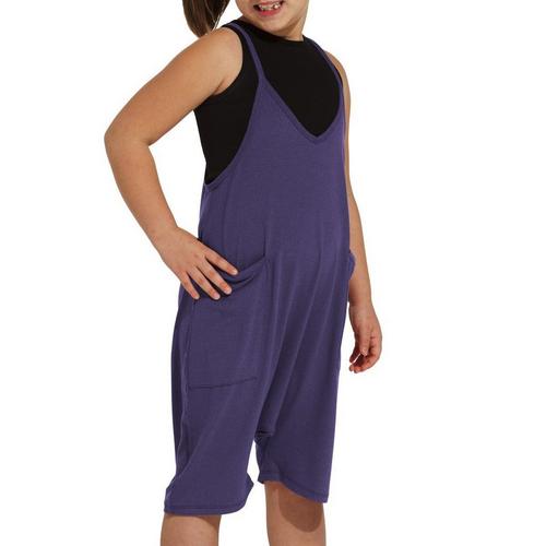 Girls' Fornia Yoga Short Romper - Primary Image