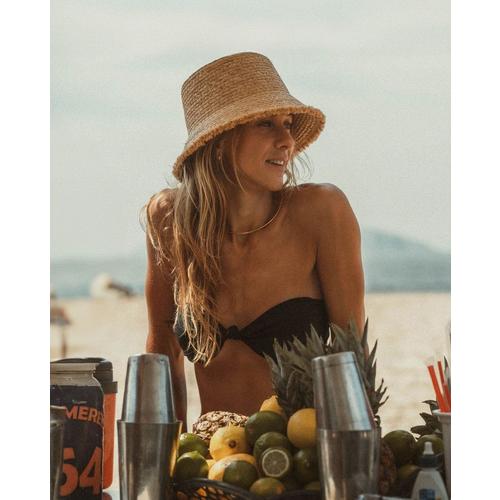 Women's Hemlock Hat Co Lenny Straw Sun Hat - Primary Image