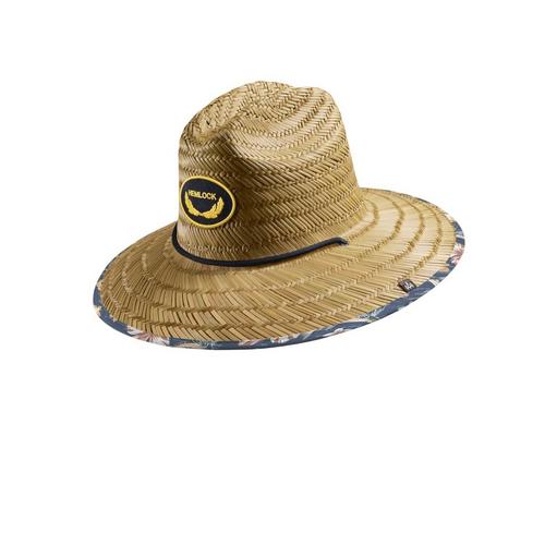 Hemlock Hat Co UPF 50+ Lifeguard Straw Flying Fish Sun Hat - Primary Image