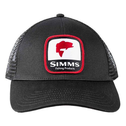 Simms Bass Patch Trucker Snapback Hat - Primary Image