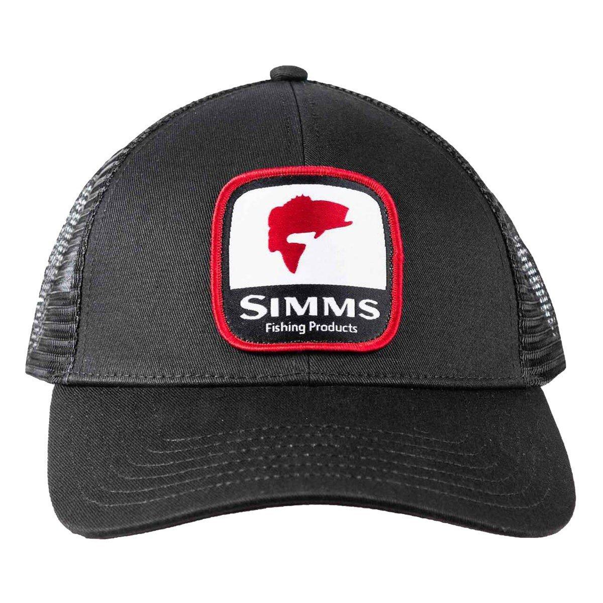Simms Bass Patch Trucker Snapback Hat - Simms