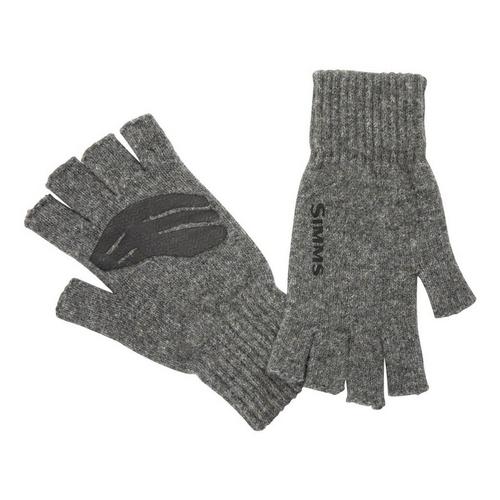 Men's Simms Wool Half Finger Fishing Gloves - Primary Image