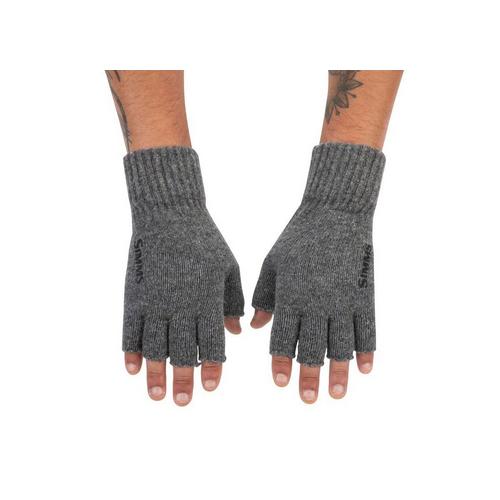 Men's Simms Wool Half Finger Fishing Gloves - Primary Image