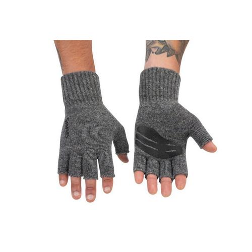 Men's Simms Wool Half Finger Fishing Gloves - Primary Image