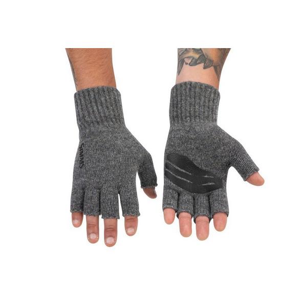 Simms Men's  Wool Half Finger Gloves