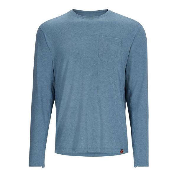 SIMMS Men's  Glades Crew Long Sleeve T-Shirt