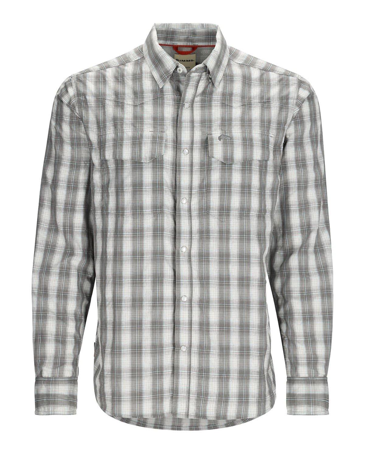 Men's Simms Big Sky Long Sleeve Button Up Shirt - Simms