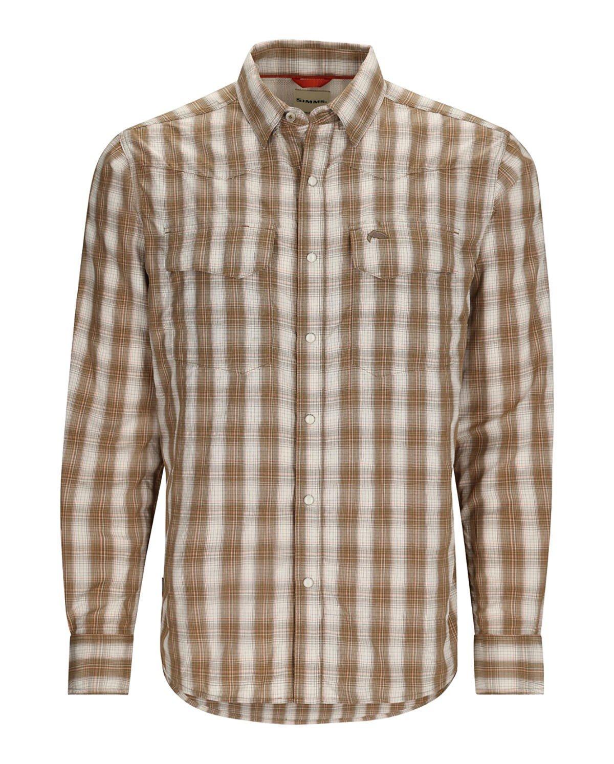 Men's Simms Big Sky Long Sleeve Button Up Shirt - Simms