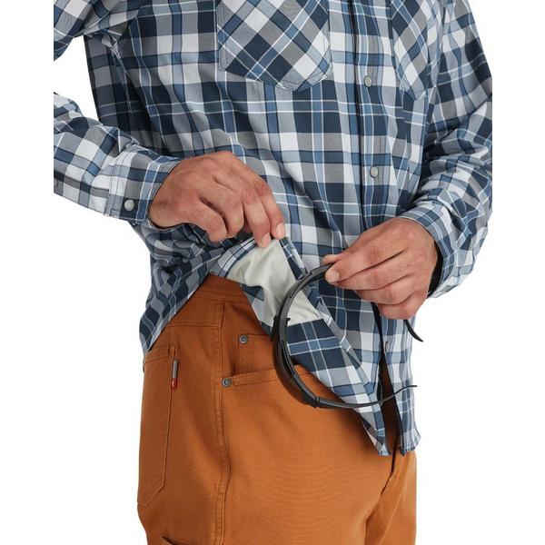 Simms Men's  Brackett Long Sleeve Button Up Shirt