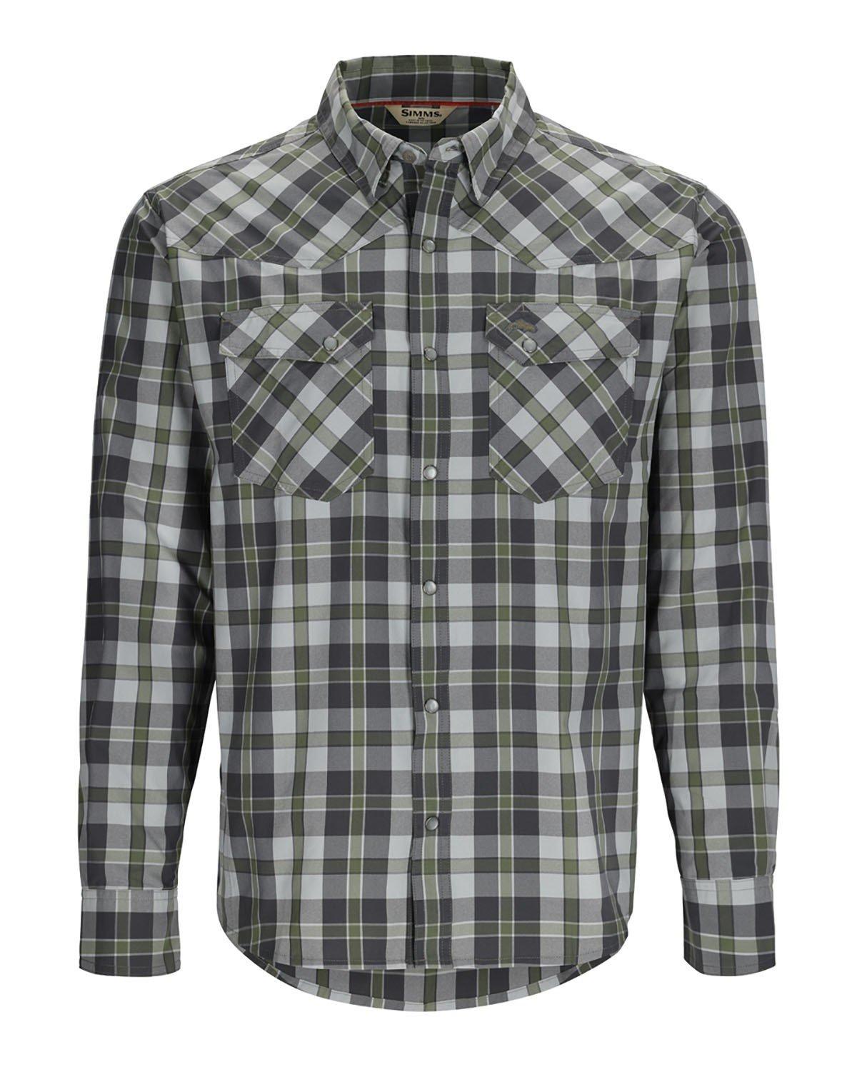 Men's Simms Brackett Long Sleeve Button Up Shirt - Simms