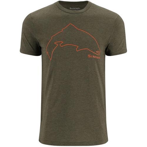 Men's Simms Trout Outline T-Shirt - Primary Image