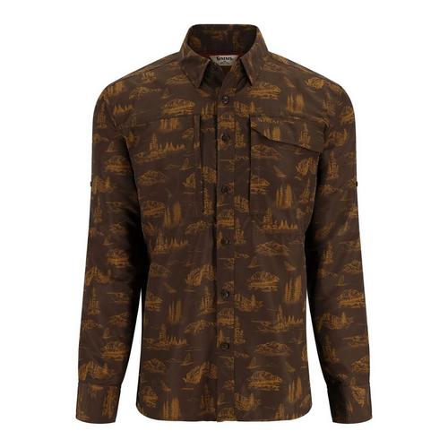 Men's Simms Guide Long Sleeve T-Shirt,Button Up - Primary Image