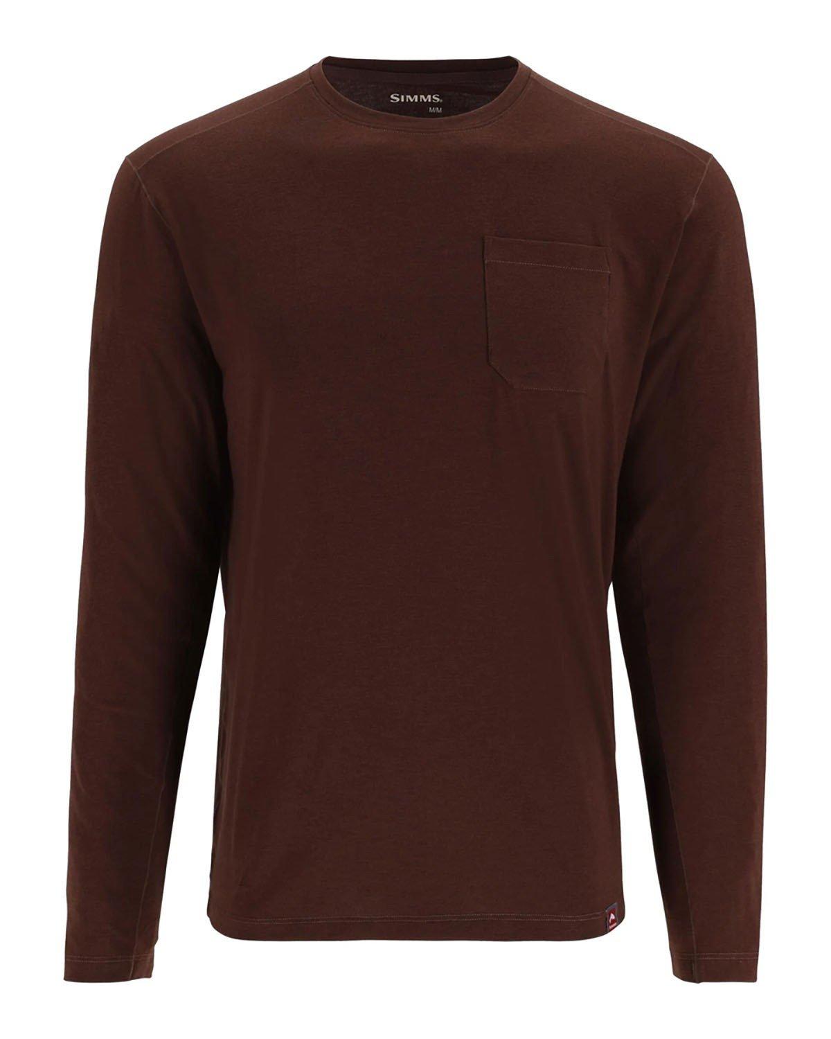 Men's Simms Glades Crew Long Sleeve T-Shirt - Simms