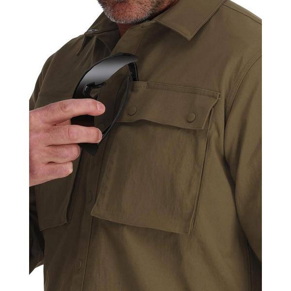 Simms Men's  Lodge Work Long Sleeve Button Up Shirt