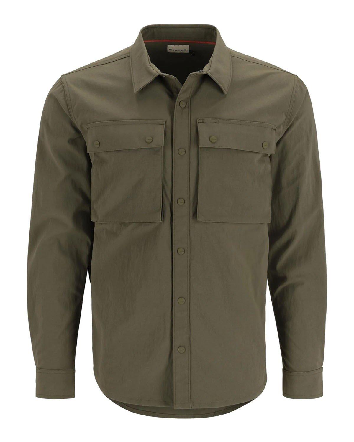 Men's Simms Lodge Work Long Sleeve Button Up Shirt - Simms