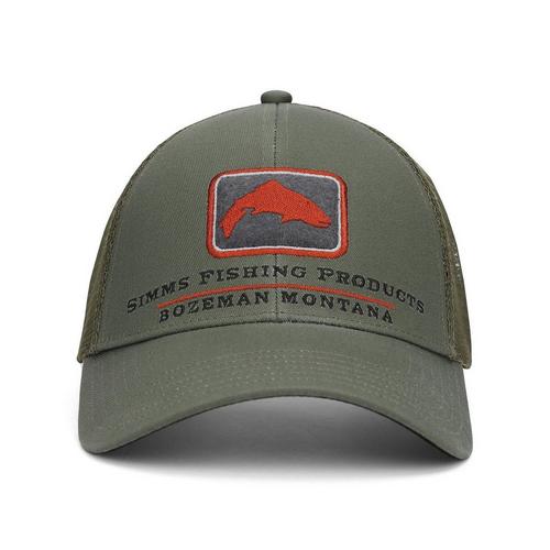 Men's Simms Trout Icon Trucker Adjustable Hat - Primary Image