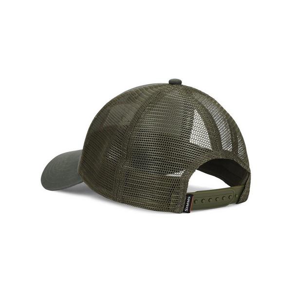 Simms Men's  Trout Icon Trucker Fly Fishing Adjustable Hat