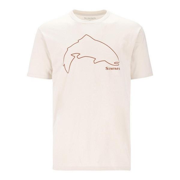 SIMMS Men's  Trout Outline T-Shirt