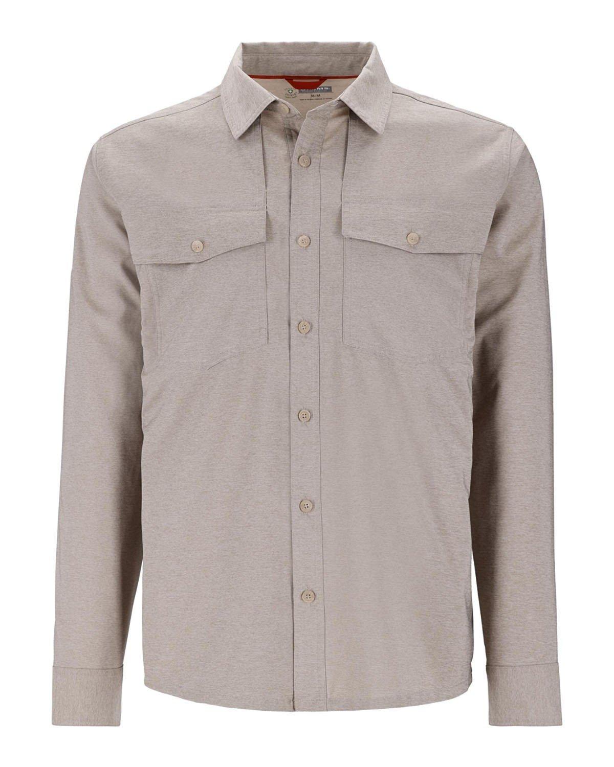 Men's Simms No-See-Um Bugstopper Long Sleeve Button Up Shirt - Simms