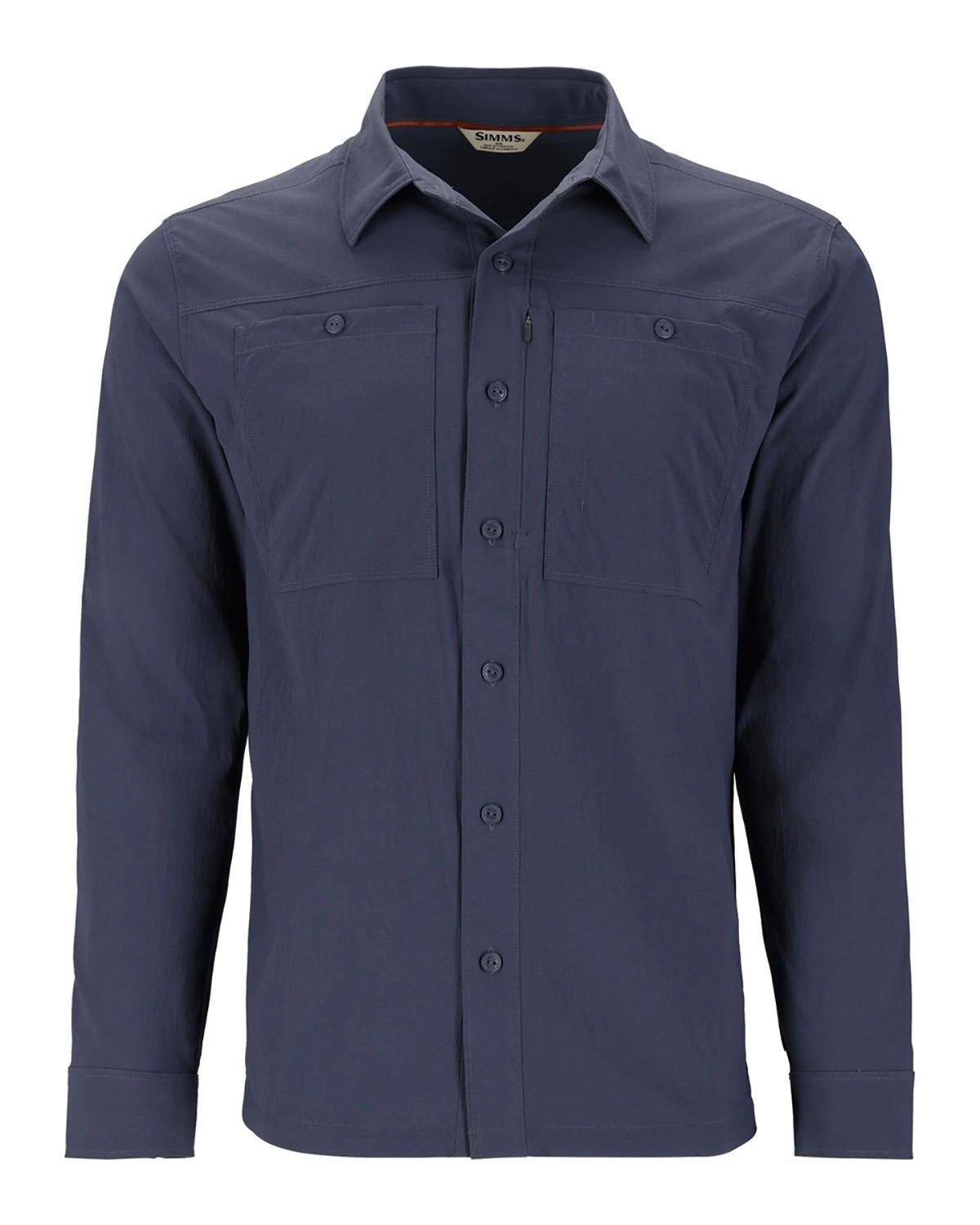 Men's Simms Flyover Long Sleeve Button Up Shirt - Simms