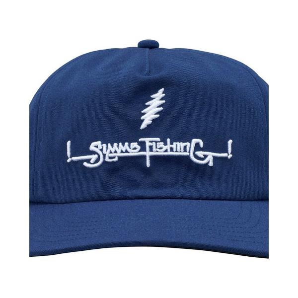 Simms Grateful Dead Double Haul Lightning Script Fly Fishing Snapback Hat