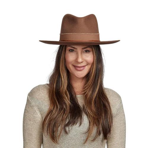 Women's American Hat Makers Jawa Wide Brim Felt Fedora - Primary Image