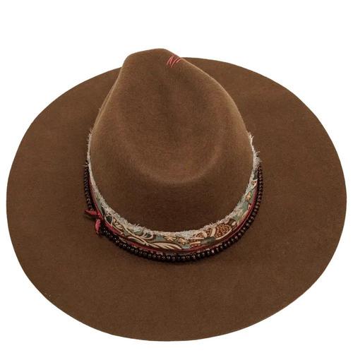 Women's American Hat Makers Ramble Felt Fedora - Primary Image