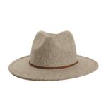 Women's American Hat Makers Crystal Wide Brim Felt Fedora - Thumbnail 2 of 7