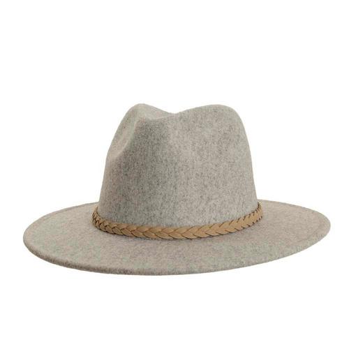 Women's American Hat Makers Crystal Wide Brim Felt Fedora - Primary Image