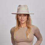 Women's American Hat Makers Crystal Wide Brim Felt Fedora - Thumbnail 5 of 7