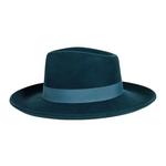 Women's American Hat Makers Oakley Wool Felt Teardrop Fedora - Thumbnail 3 of 4