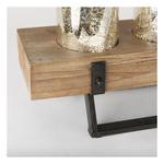 Mercana Benk Wood and Black Metal Five Candle Holder - Thumbnail 7 of 10