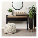 Mercana Benk Wood and Black Metal Five Candle Holder - Thumbnail 8 of 10
